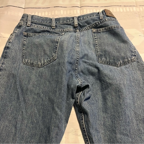Men’s Distressed Wrangler Straight Leg Blue Jeans, Size W34 L32 - Picture 8 of 8
